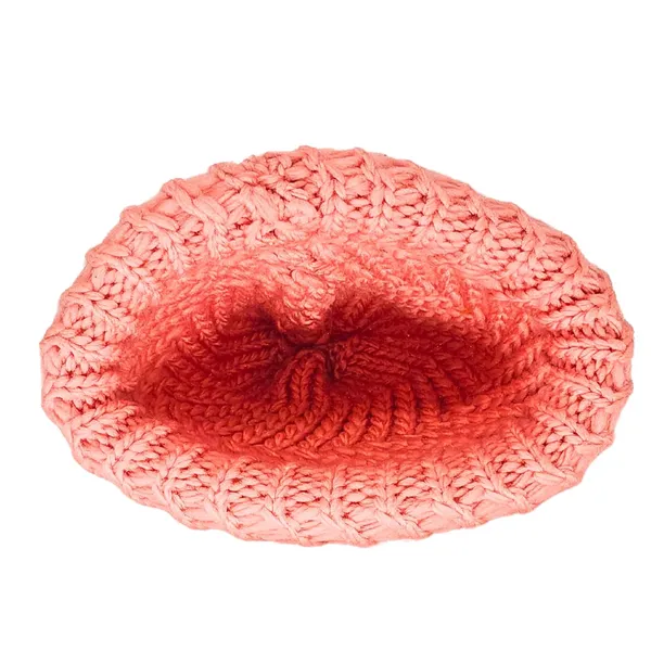 Pink_Versatile_Knit_Pom_Pom_Winter_Stylish_Beanie_For_Women