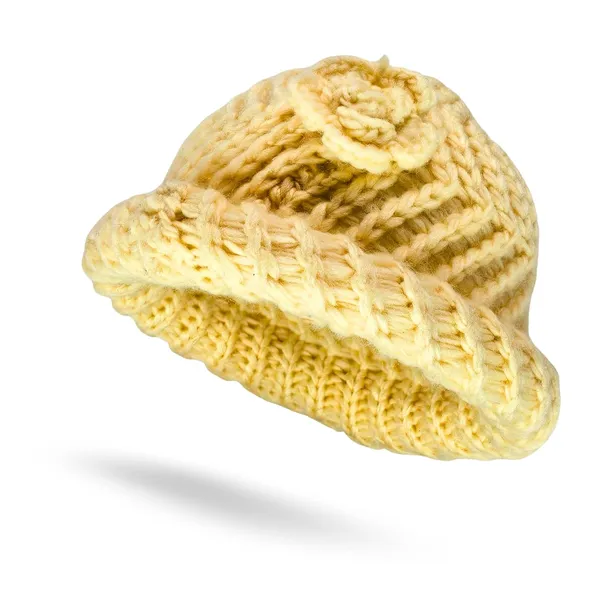 Yellow_Versatile_Knit_Pom_Pom_Winter_Stylish_Beanie_For_Women