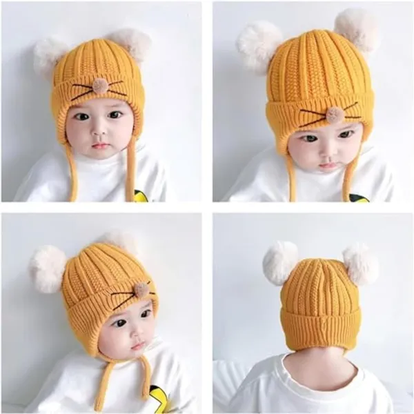 Black_&_Orange_Soft_Thermal_Materials_Knitted_Gloves_And_Beanie_For_Boys_And_Girls
