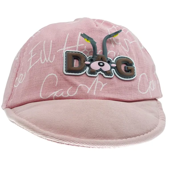 Pink_Dag_Rubber_Logo_&_Patterned_Print_Baby_Baseball_Cap