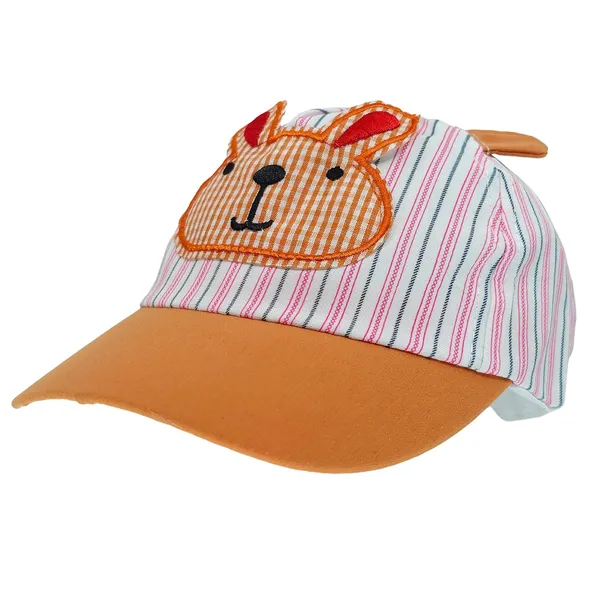 Orange_Sun_Protection_Baseball_Cap_For_Baby_Boy_&_Girl