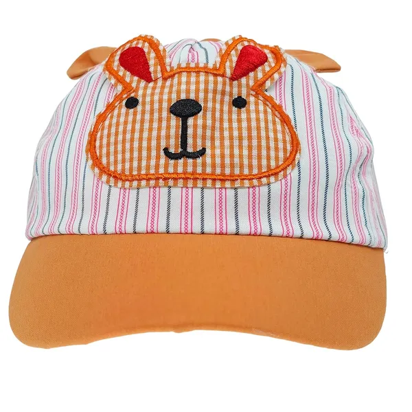 Orange_Sun_Protection_Baseball_Cap_For_Baby_Boy_&_Girl