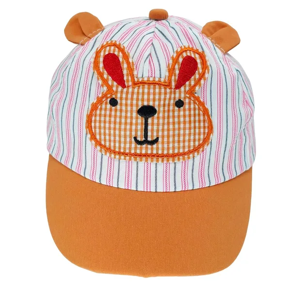 Orange_Sun_Protection_Baseball_Cap_For_Baby_Boy_&_Girl