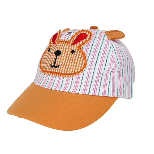Orange_Sun_Protection_Baseball_Cap_For_Baby_Boy_&_Girl