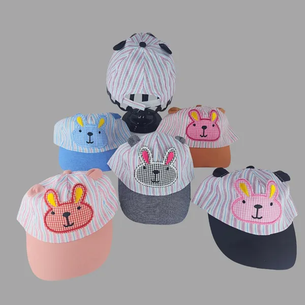 Orange_Sun_Protection_Baseball_Cap_For_Baby_Boy_&_Girl