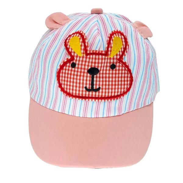 Pink_Sun_Protection_Baseball_Cap_For_Baby_Boy_&_Girl