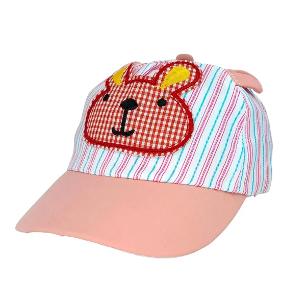 Pink_Sun_Protection_Baseball_Cap_For_Baby_Boy_&_Girl