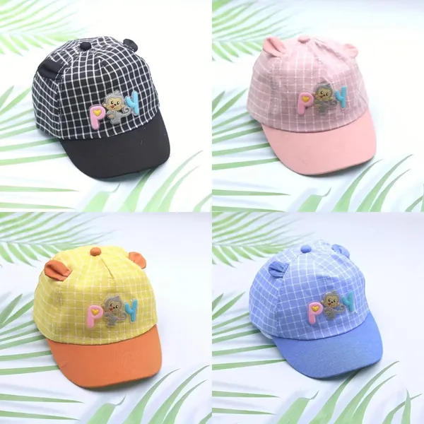 Pink_Adjustable_Lightweight_Snapback_Baseball_Cap_For_Kid