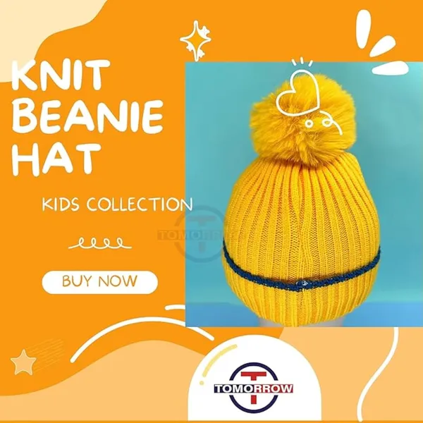 Yellow_Cute_Toddler_Beanie_Hat_With_Heart_Design_Gloves