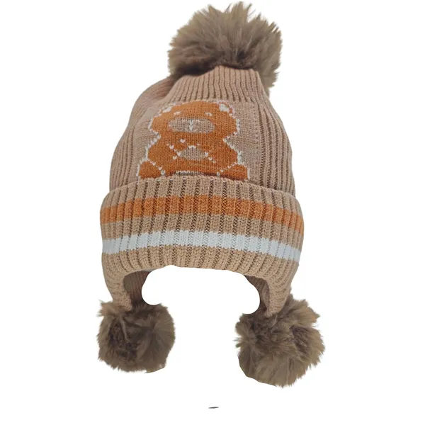 Brown_Cute_Animal-Themed_Winter_Hats_For_Children