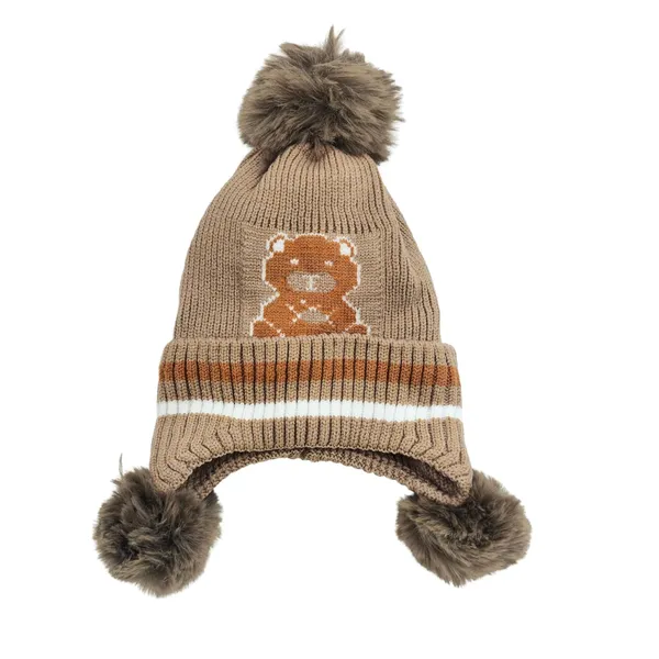 Brown_Cute_Animal-Themed_Winter_Hats_For_Children