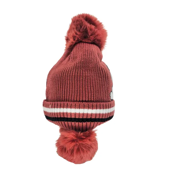 Maroon_Cute_Animal-Themed_Winter_Hats_For_Children