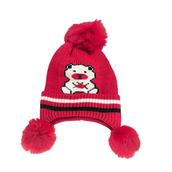 Red_Cute_Animal-Themed_Winter_Hats_For_Children