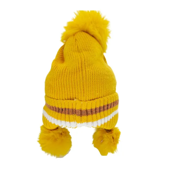 Yellow_Cute_Animal-Themed_Winter_Hats_For_Children