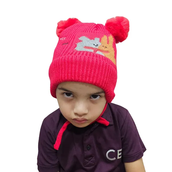 Red_Winter_Toddler_Beanie_With_Earflaps_For_Boys_&_Girls