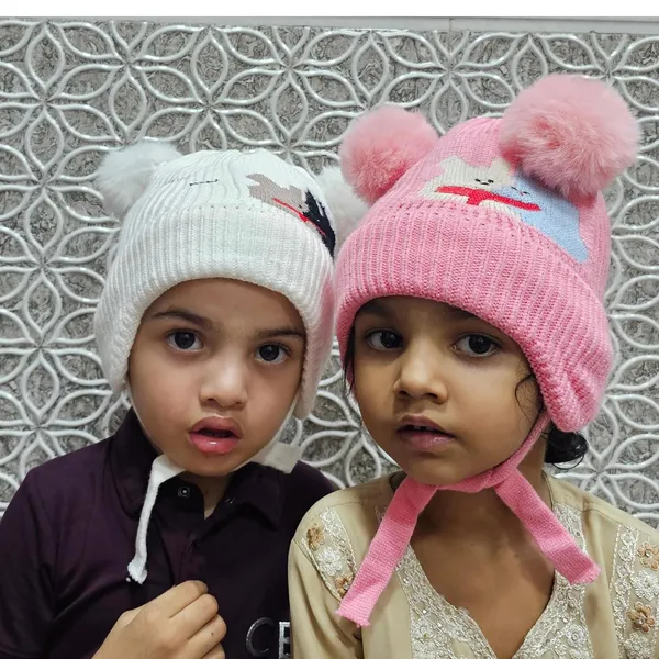 White_Winter_Toddler_Beanie_With_Earflaps_For_Boys_&_Girls