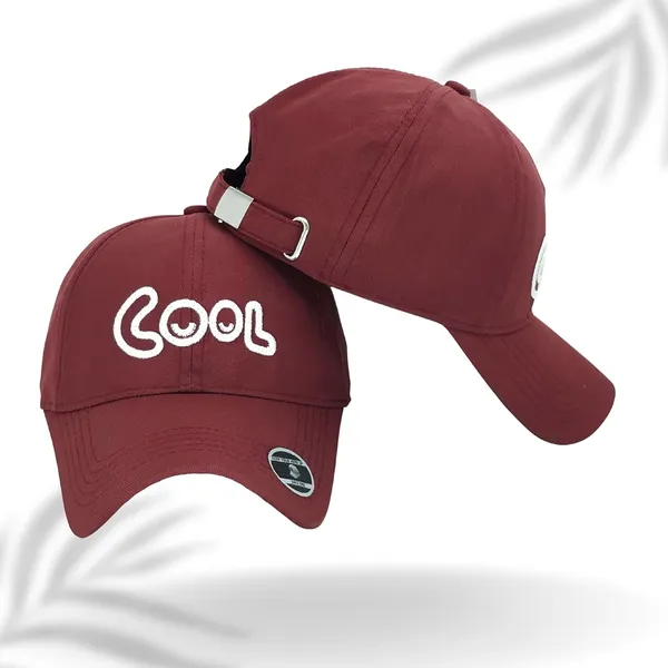Maroon_Cool_Embroidered_Baseball_Caps_For_Men_Women