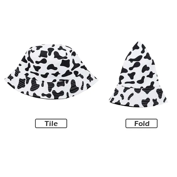 Black_&_White_Cow_Print_Bucket_Hat_For_Women_And_Men