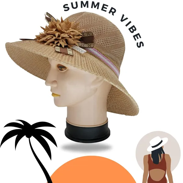 Khakhi_Wide_Brim_Straw_Panama_Hat_For_Men_&_Women