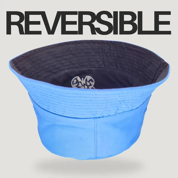 Sky_&_Black_Embroidered_Reversible_Bucket_Hat_For_Men_&_Women