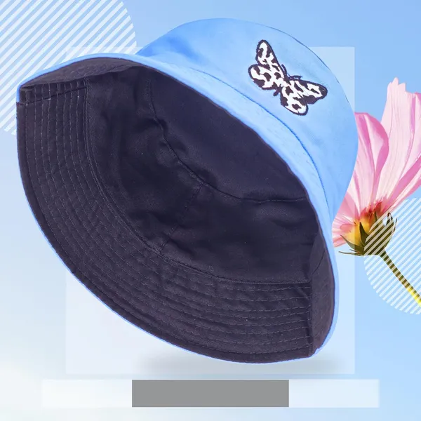 Sky_&_Black_Embroidered_Reversible_Bucket_Hat_For_Men_&_Women