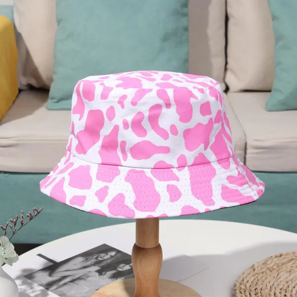 Multicolor_Fashion_Beach_Reversible_Bucket_Hat_For_Men_Women