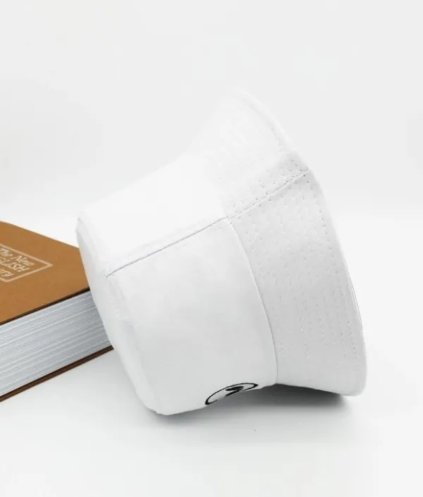 White_Alien_Bucket_Hat_Ufo_Abduction_Apparel_Cap