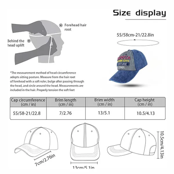 Blue_Embroidered_Denim_Look_Adjustable_Cap_For_For_Men_&_Women