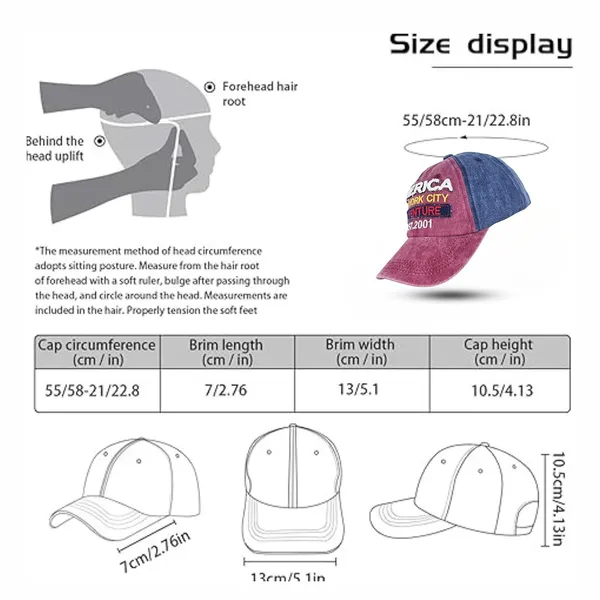 Red_Embroidered_Denim_Look_Adjustable_Cap_For_For_Men_&_Women
