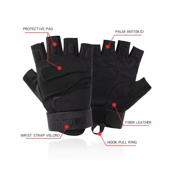 Black_Half_Finger_Durable_Tactical_Gloves