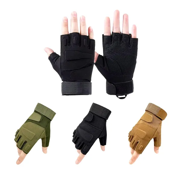 Khakhi_Half_Finger_Durable_Tactical_Gloves