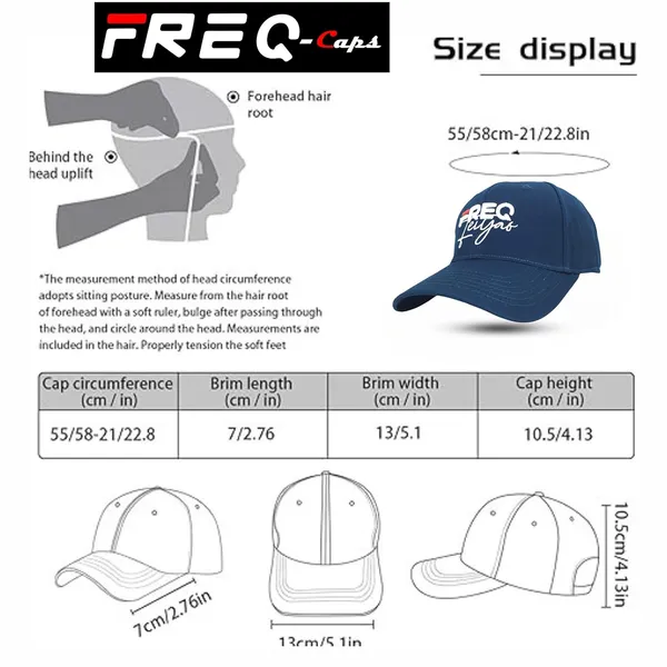 Navy_Adjustable_Baseball_Caps_With_Ventilation_Holes_For_For_Men_&_Women