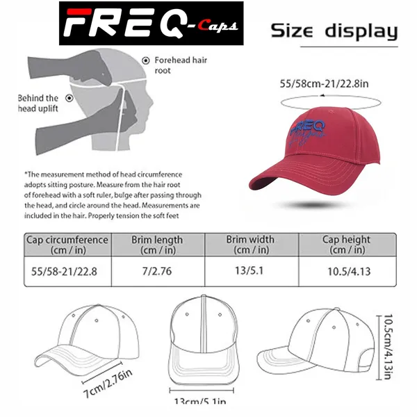 Red_Adjustable_Baseball_Caps_With_Ventilation_Holes_For_For_Men_&_Women