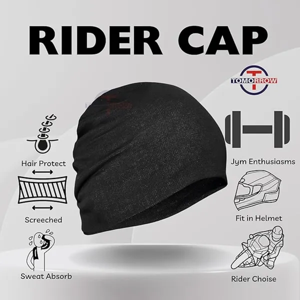 Black_&_Silver_Lightweight_&_Sweat-Wicking_Motorcycling,_Cycling,_And_Outdoor_Sports_Helmet_Cap_(Pack_Of_2)