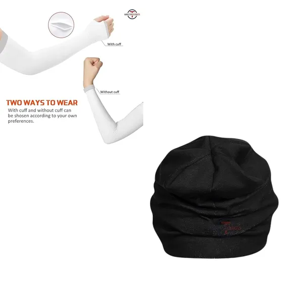 Black_&_Blue_UV_Protection_Motorcycle_Helmet_Liner_Cap_&_Sun_Protection_Arm_Sleeves_(Pack_Of_2)