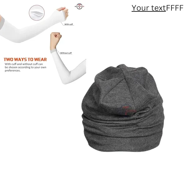 Skin_&_Charcoal_UV_Protection_Motorcycle_Helmet_Liner_Cap_&_Sun_Protection_Arm_Sleeves_(Pack_Of_2)