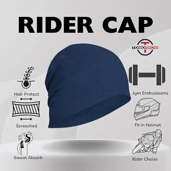Charcoal_&_Blue_Lightweight_&_Sweat-Wicking_Motorcycling,_Cycling,_And_Outdoor_Sports_Helmet_Cap_(Pack_Of_2)