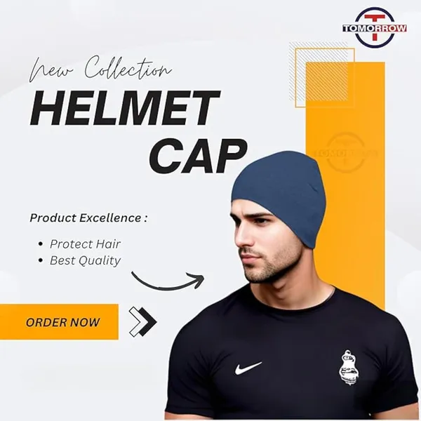 Charcoal_&_Blue_Lightweight_&_Sweat-Wicking_Motorcycling,_Cycling,_And_Outdoor_Sports_Helmet_Cap_(Pack_Of_2)