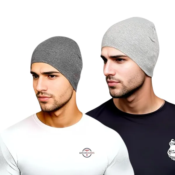 Charcoal_&_Silver_Lightweight_&_Sweat-Wicking_Motorcycling,_Cycling,_And_Outdoor_Sports_Helmet_Cap_(Pack_Of_2)