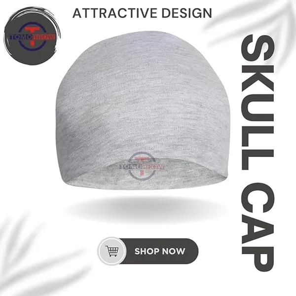 Silver_&_Charcoal_Lightweight_&_Sweat-Wicking_Motorcycling,_Cycling,_And_Outdoor_Sports_Helmet_Cap_(Pack_Of_2)