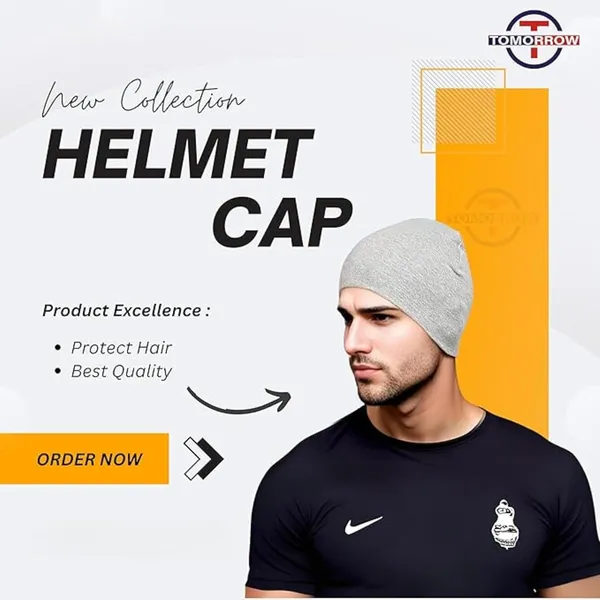 Silver_&_Charcoal_Lightweight_&_Sweat-Wicking_Motorcycling,_Cycling,_And_Outdoor_Sports_Helmet_Cap_(Pack_Of_2)