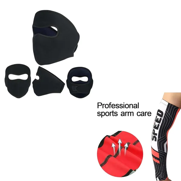 Black_&_Neon_Arm_Sleeves_And_Face_Mask_UV_Protection_For_Men_(Pack_Of_2)