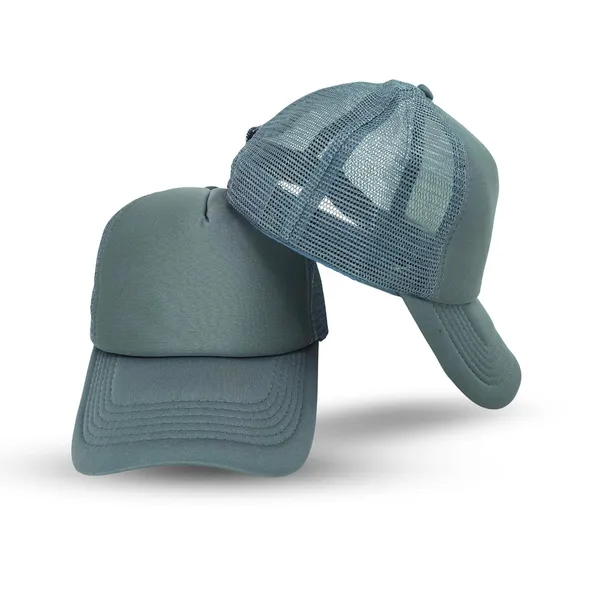 Dark_Grey_Breathable_Mesh,_Adjustable_Snapback_Baseball_Cap_For_Men_Women