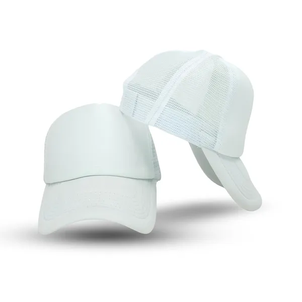 White_Breathable_Mesh,_Adjustable_Snapback_Baseball_Cap_For_Men_Women