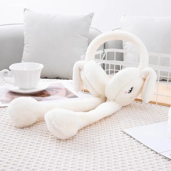 Cream_Cute_Plush_Animal_Ear_Warmers_For_Women_&_Girls