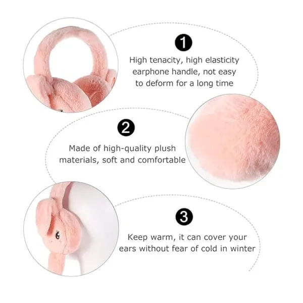Cream_Cute_Plush_Animal_Ear_Warmers_For_Women_&_Girls