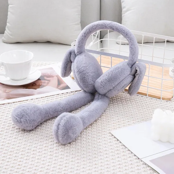 Silver_Cute_Plush_Animal_Ear_Warmers_For_Women_&_Girls