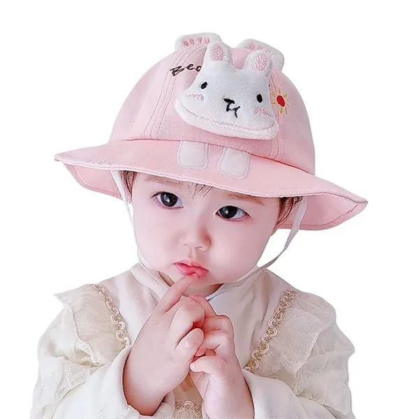 Pink_Korean_Style_Cotton_Hat_For_Baby_Boys_&_Baby_Girls