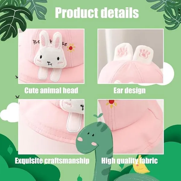 Pink_Korean_Style_Cotton_Hat_For_Baby_Boys_&_Baby_Girls