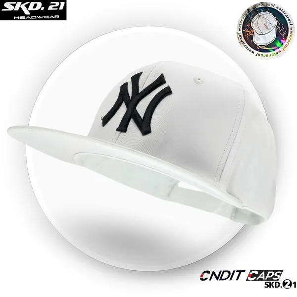 White_Snapback_Stylish_Baseball_Hat_For_Men